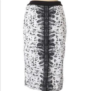 NWT Reed Krakoff Black & White pencil skirt Size M